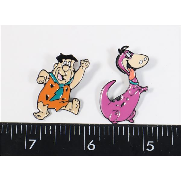 NEW FLINTSTONES THEME LAPEL PINS