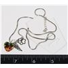 Image 1 : NEW 3 PC PET MEMORIAL PENDANT SET WITH CHAIN