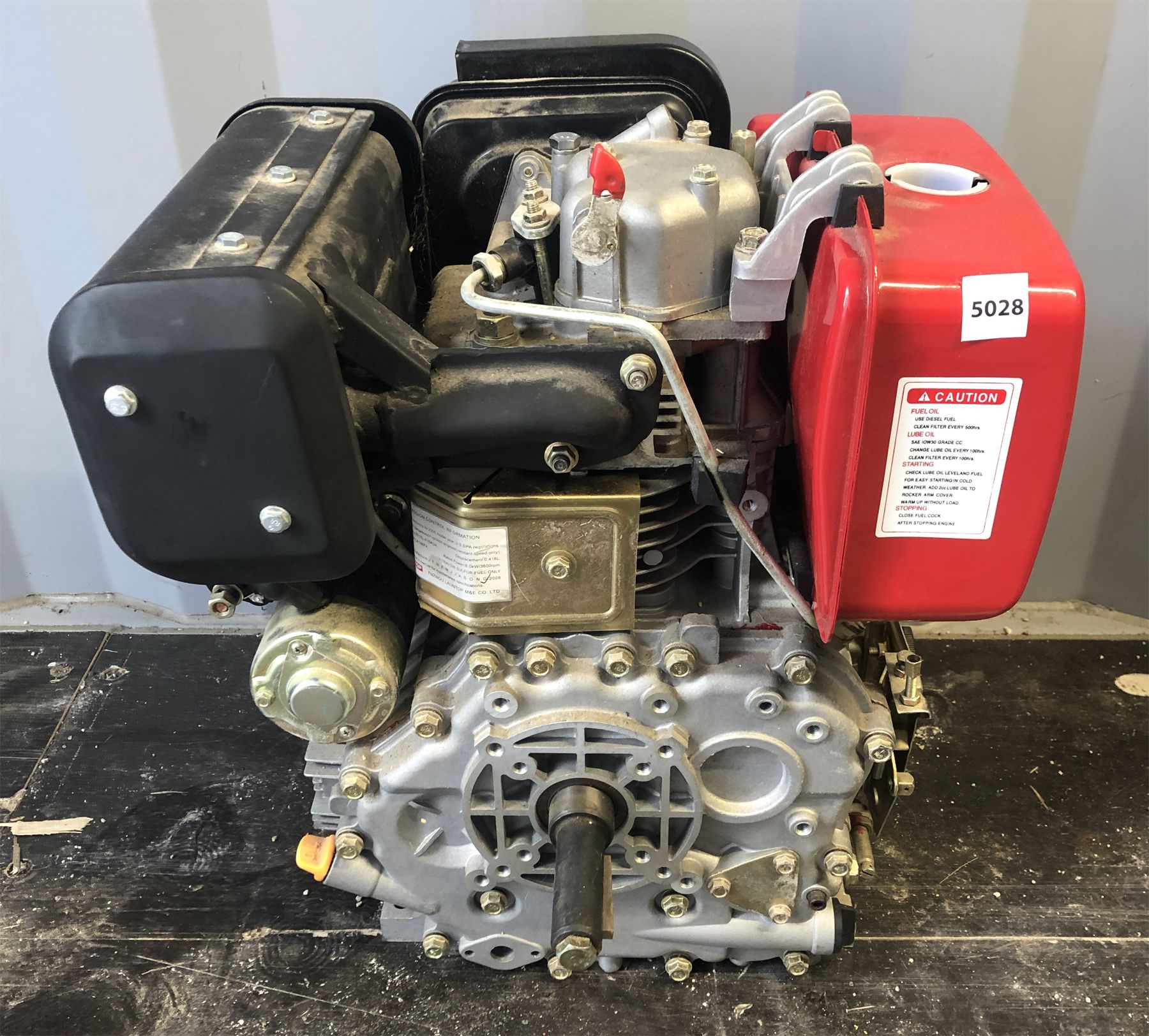 Iso Engine Start ISO 9001 DIESEL ENGINE - APPEARS NEW - Kidd Family Auctions