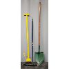 Image 1 : LOT OF 4 - PROPOINT SHOVEL, 48IN CROWBAR & FLOOR SCRAPER, ETC.