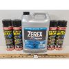 Image 1 : LOT OF 5 - ZEREX 50/50 ANTIFREEZE & BLACK FLEX SEAL