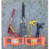 Image 1 : JOB LOT - HEDGE TRIMMER & PANEL CARRYS, ETC. 