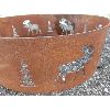 Image 5 : FIRE PIT RING W/ WILDLIFE CUTOUTS