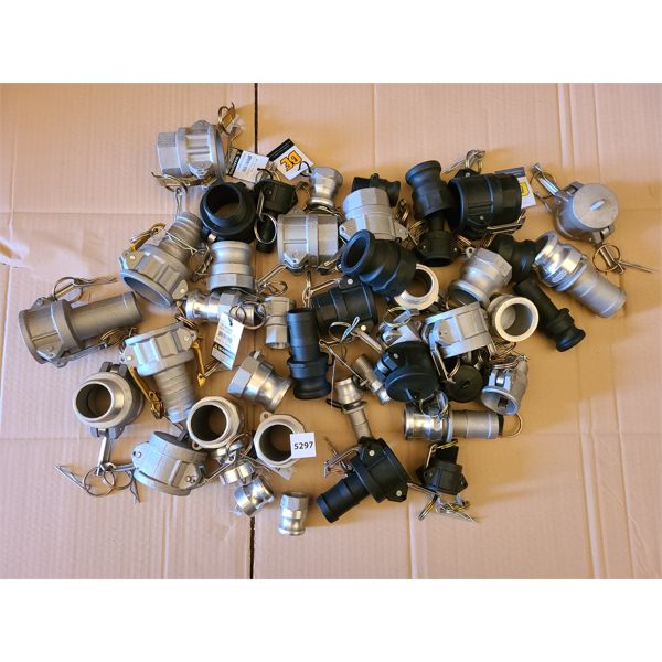 JOB LOT - BE HOSE CAMLOCKS - INCL 3/4 & 1/2 INCH 