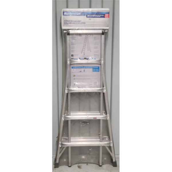 MASTERCRAFT TELESCOPIC ALUMINIUM MULTI-TASK LADDER - 21FT - NEW - Kidd ...