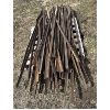 LOT OF 60 - T-BAR FENCE POSTS - VARIOUS LENGTHS