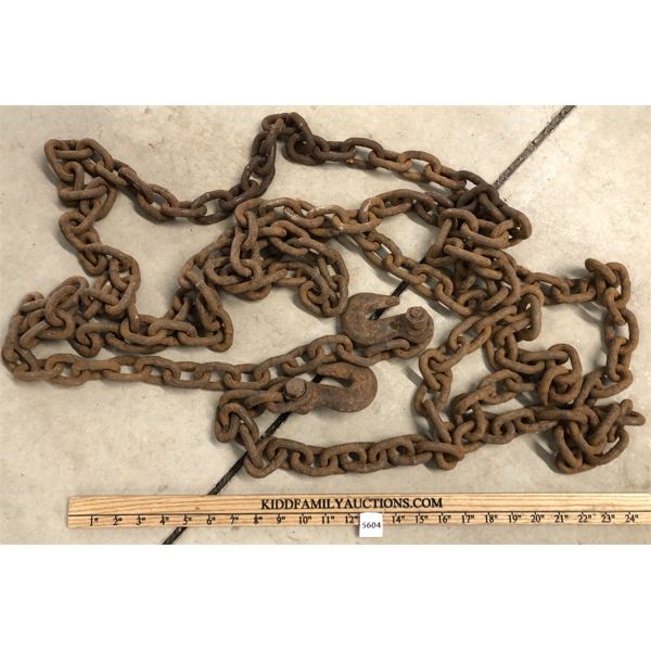 LOT OF 2 - TOW CHAINS 