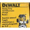 Image 2 : DEWALT PLUNGE ROUTER - MINIMAL USE 