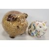 Image 8 : LOT OF 2 - CERAMIC PIGS