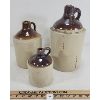 Image 2 : LOT OF 3 - TWO-TONED FINGER JUGS 
