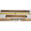 Image 3 : LOT OF 6 - BOXWOOD FOLDING RULERS, SLIDING RULER & LEVEL