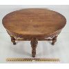 Image 6 : WALNUT OVAL SIDETABLE