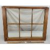 Image 1 : 6 PANE WINDOW FRAMED MIRROR