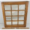 Image 1 : 12 PANE WINDOW FRAMED MIRROR