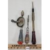 Image 1 : LOT OF 3 - NORTH BROS AUTOMATIC SCREWDRIVERS AND STANLEY HAND DRILL