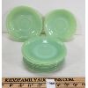Image 1 : LOT OF 10 - JADEITE SAUCERS 