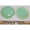 Image 2 : LOT OF 8 - FIRE KING JADEITE SAUCERS 