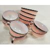 Image 6 : JOB LOT - COLOURED DISHWARE - INCL FIRE KING