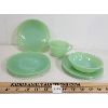 Image 1 : LOT OF 7 - FIRE KING JADEITE SAUCERS, TEA CUP & BOWL