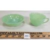 Image 4 : LOT OF 7 - FIRE KING JADEITE SAUCERS, TEA CUP & BOWL