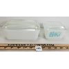 Image 1 : LOT OF 2 - PYREX BUTTER DISHES