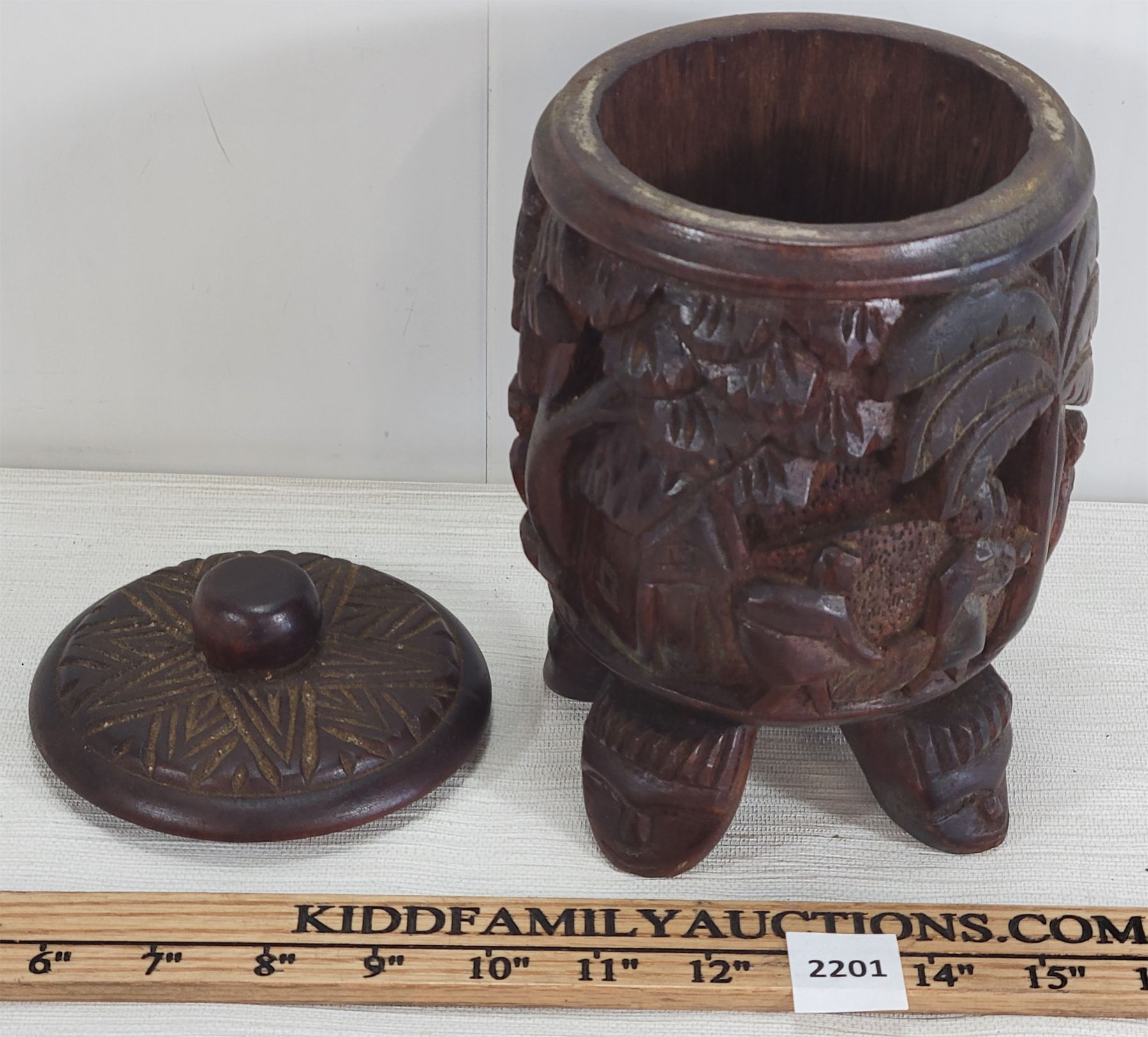 What Not Box HAND CARVED WHAT-NOT BOX - Kidd Family Auctions