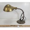 Image 2 : LOT OF 3 - GOOSE NECK DESK LAMP, CANDLE MOLD & WALL DECOR