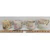 Image 4 : LOT OF 4 - FLORAL SHAVING MUGS - INCL BELLEEK & NIPPON