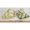 Image 1 : LOT OF 2 - CHEESE DISHES - INCL FENTON ENGLAND