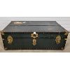 Image 1 : CUNARD LINE STEAMER TRUNK W/ BRASS HARDWARE