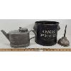 Image 1 : LOT OF 3 - FUEL CAN, OILER & BUCKET