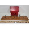 Image 1 : LOT OF 2 - SQUARE NAIL COAT HANGER & FLAMMABLES BOX