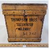 Image 1 : WOODEN THOMPSON BROS. EGG CRATE