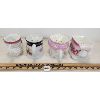 Image 3 : LOT OF 4 - FLORAL SHAVING MUGS