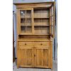 Image 2 : OAK FLAT TO WALL 2 PC HUTCH