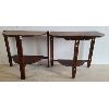 Image 1 : LOT OF 2 - HALF MOON END TABLES