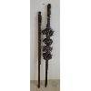 Image 1 : LOT OF 2 - CHAPCHAS (?) TRIBAL STAFF & TOTEM POLE STAFF