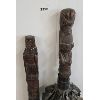 Image 2 : LOT OF 2 - CHAPCHAS (?) TRIBAL STAFF & TOTEM POLE STAFF