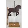 Image 1 : FOLK ART CLYDESDALE GARDEN DECOR