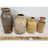 Image 1 : LOT OF 4 - STONEWARE JUGS