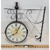 Image 1 : CAFE DES MARGUERITES DBL SIDED FLANGE CLOCK - BATTERY OP