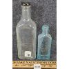 Image 1 : LOT OF 2 - BLOOD BITTERS & PINE SYRUP MEDICINE BOTTLES