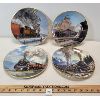 Image 1 : LOT OF 4 - C.P.R. COLLECTOR PLATES - INCL. ROYAL HUDSON 