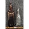 Image 2 : LOT OF 2 - EMBOSSED BEER BOTTLES