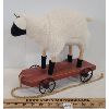 Image 1 : FOLK ART SHEEP PULL- TOY