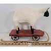 Image 3 : FOLK ART SHEEP PULL- TOY