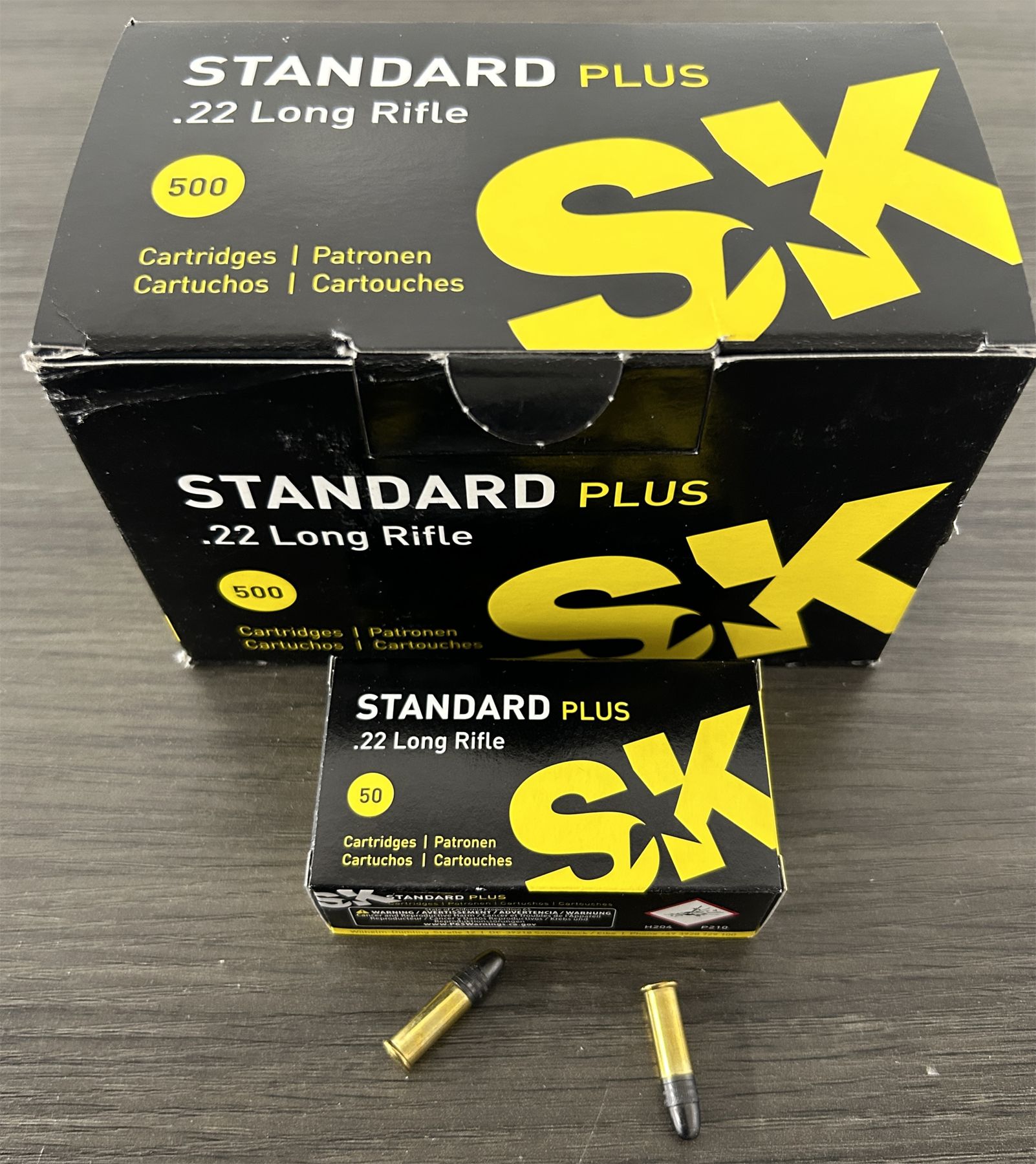 Sk Plus AMMO: 500 X SK STANDARD PLUS .22 LR