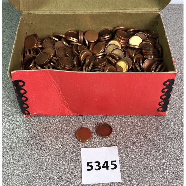 GAS CHECK: APPROX. 650 X HORNADY .45 CAL GAS CHECKS - Kidd Family Auctions