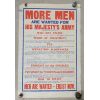 Image 1 : WWI "HIS MAJESTY'S ARMY" ENLISTMENT POSTER