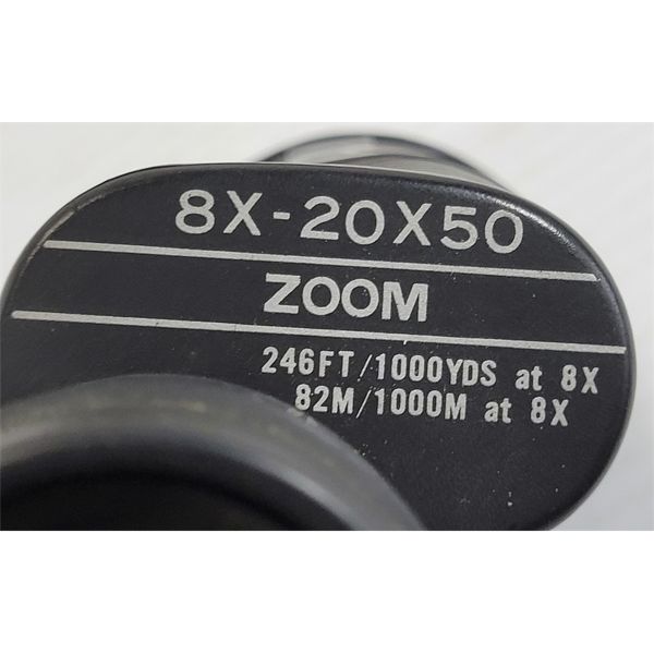 確認用ページその2。コーカサス TASCO ZIP FOCUS 8X-20X50 BINOCULARS W/ CASE - Kidd Family Auctions